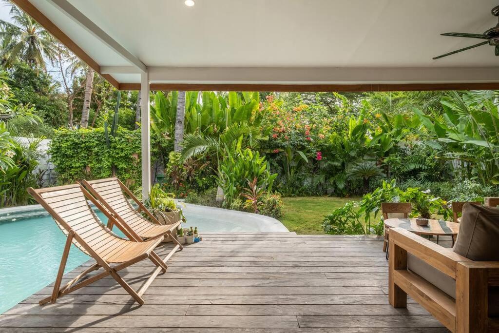 فيلا Designer New 3Bdr - Lush Garden+Pool غيلي تراوانغان المظهر الخارجي الصورة